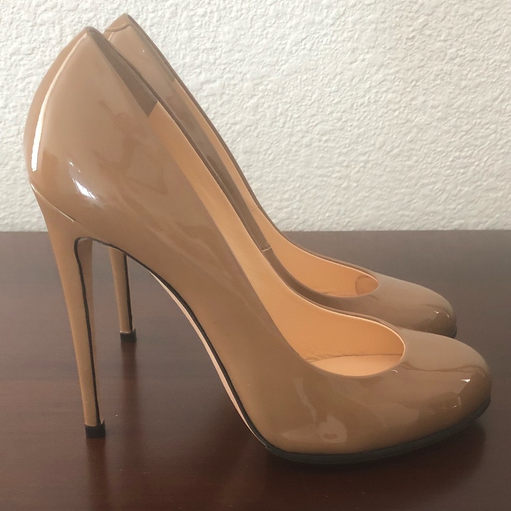 New Giuseppe Zanotti Heels Light Brown, Size 37